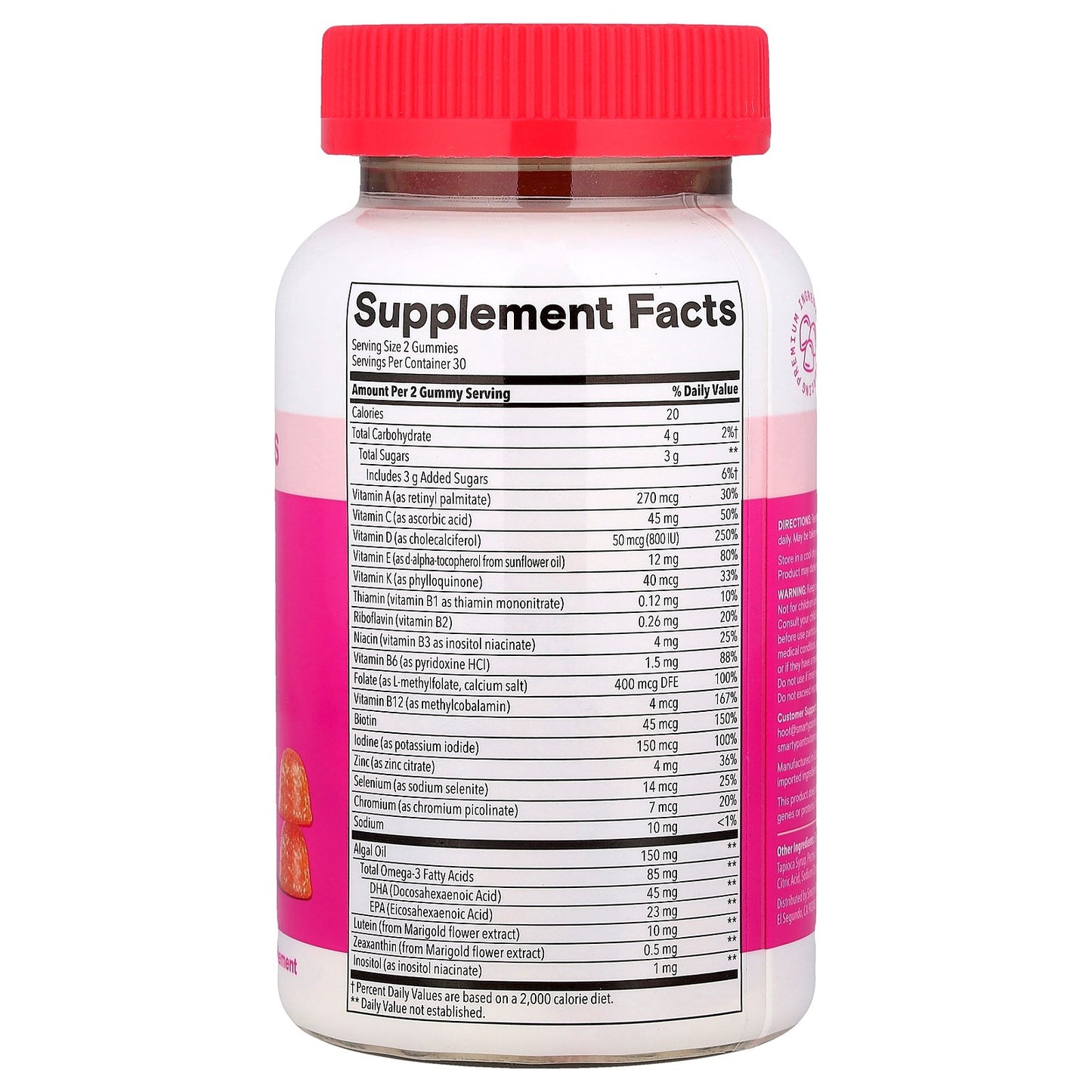 SmartyPants, Teen Girl Plus Multi & Omegas. Mango Orange, 60 Gummies