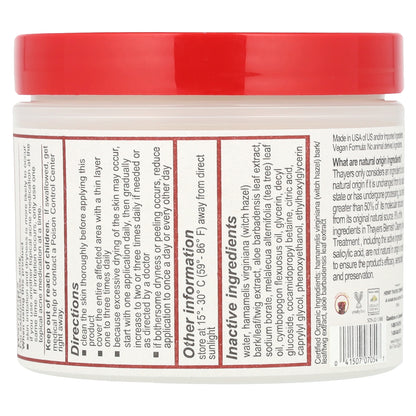 Thayers, Blemish Clearing Witch Hazel Pads, Lemongrass, 60 Exfoliating Pads