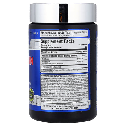 ALLMAX, Melatonin, 60 Capsules