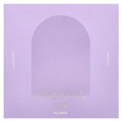 Missha, Glow Layering Fit Cushion, No. 23 Sand, 0.49 oz (14 g)