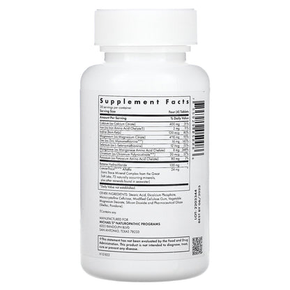 Michael's Health, Essential Minerals, 120 Vegetarian Tablets