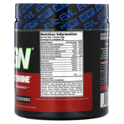 EVLution Nutrition, ENGN, Pre-Workout Engine, Cherry Limeade, 10.6 oz (300 g)