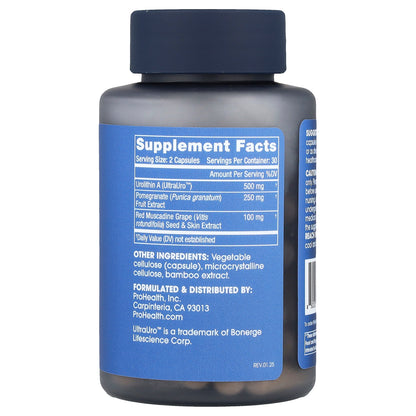 ProHealth Longevity, Full Spectrum Urolithin A, 60 Capsules