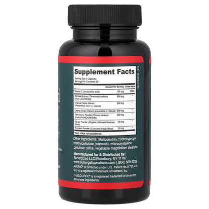 Sunergetic, Uric Acid, 60 Capsules