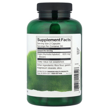 Swanson, Full Spectrum® Hops, 310 mg, 180 Capsules