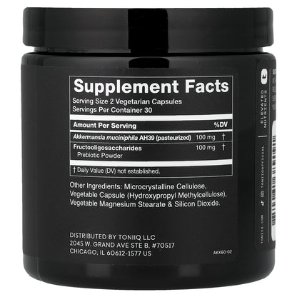 Toniiq, Akkermansia, 60 Capsules