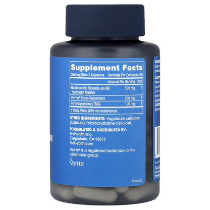 ProHealth Longevity, Nicotinamide Riboside Pro Complete, 60 Capsules