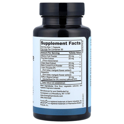 Sunergetic, Eye Pressure Support, 30 Capsules