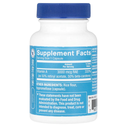 The Vitamin Shoppe, Dry A, 3,000 mcg (10,000 IU), 100 Capsules