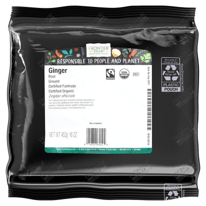 Frontier Co-op, Organic Ground Ginger Root, 16 oz (453 g)
