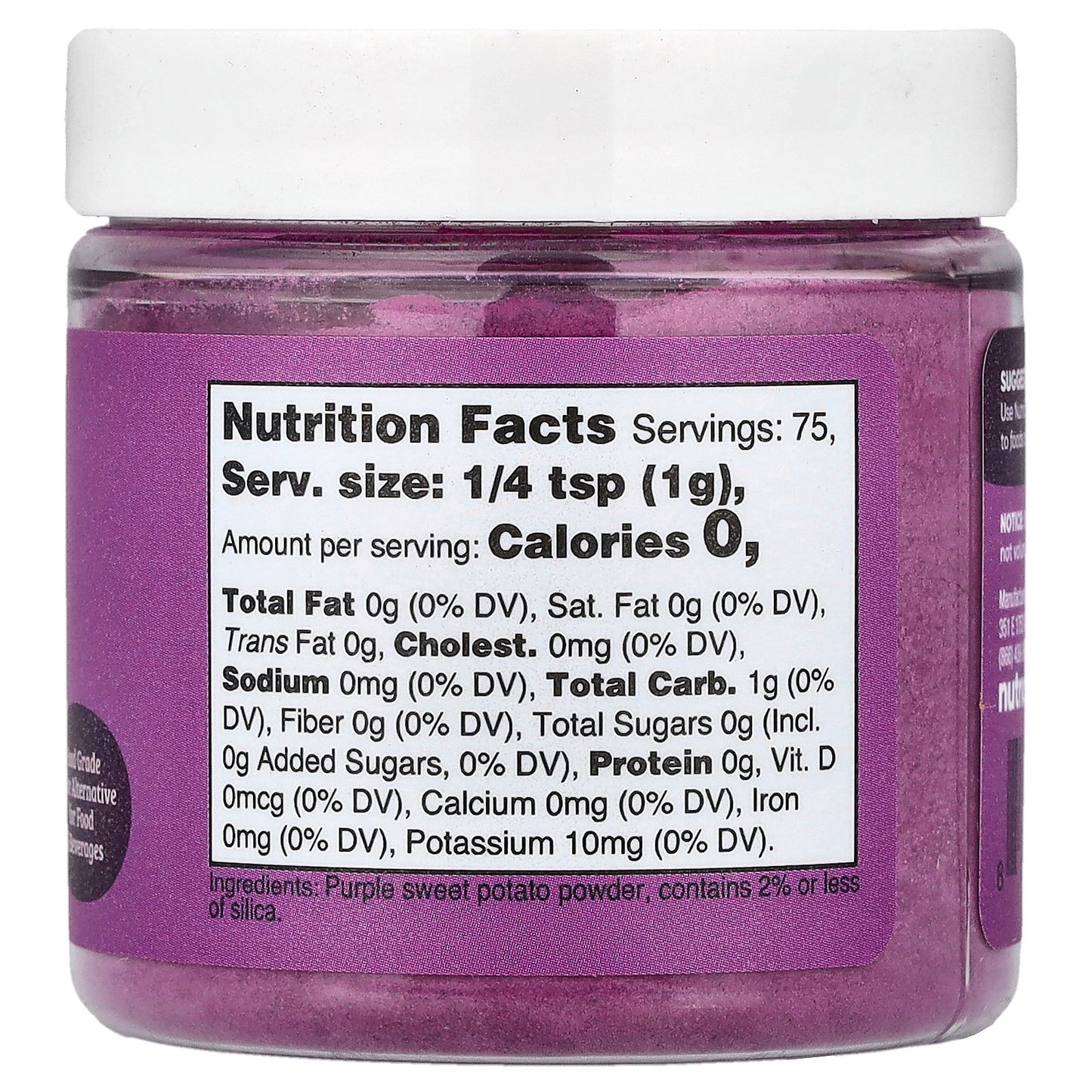 Nutricost, Nutricolor™, Purple Sweet Potato, 2.7 oz (75 g)