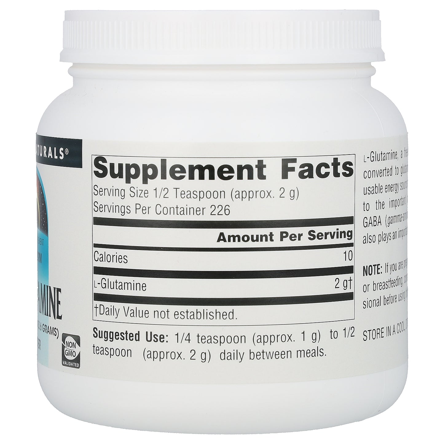 Source Naturals, L-Glutamine Powder, 16 oz (453.6 g)