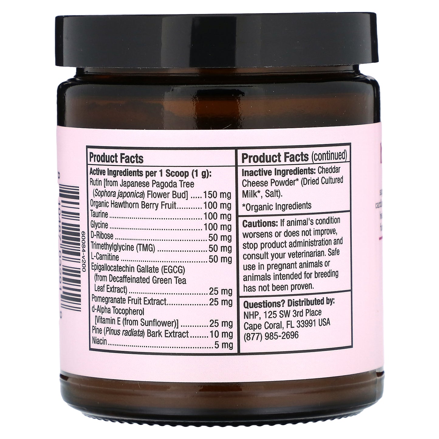 Dr. Mercola, Bark & Whiskers™, Heart Health, For Dogs & Cats, 3.17 oz (90 g)