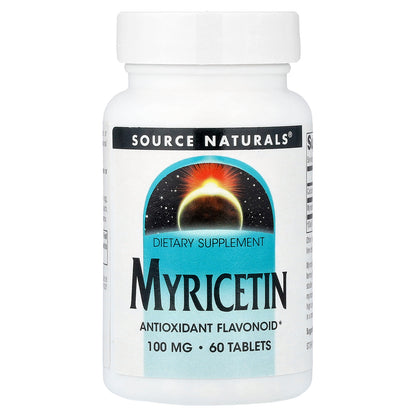 Source Naturals, Myricetin, 100 mg, 60 Tablets