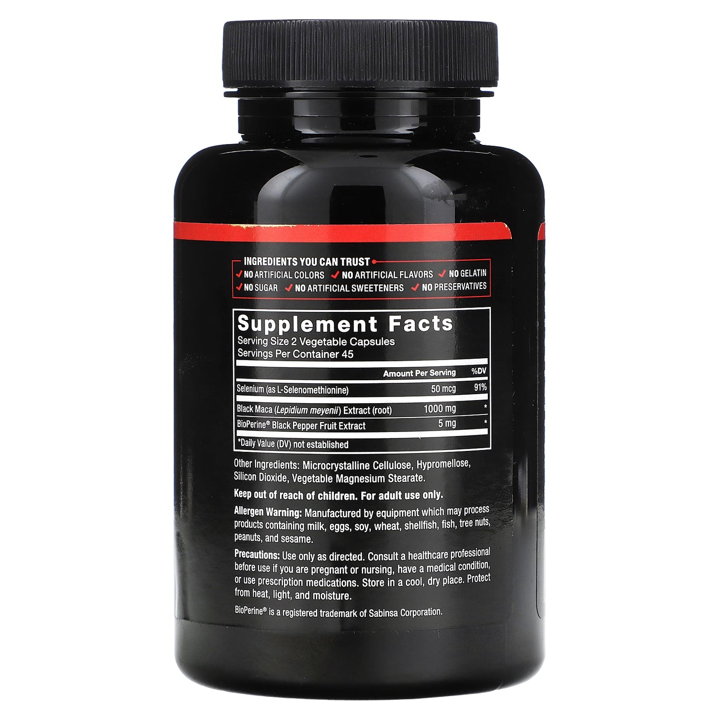 Force Factor, Fundamentals, Black Maca, 90 Capsules