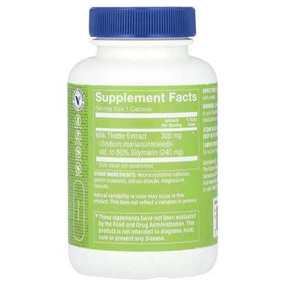 The Vitamin Shoppe, Milk Thistle Extract, 300 mg, 100 Capsules