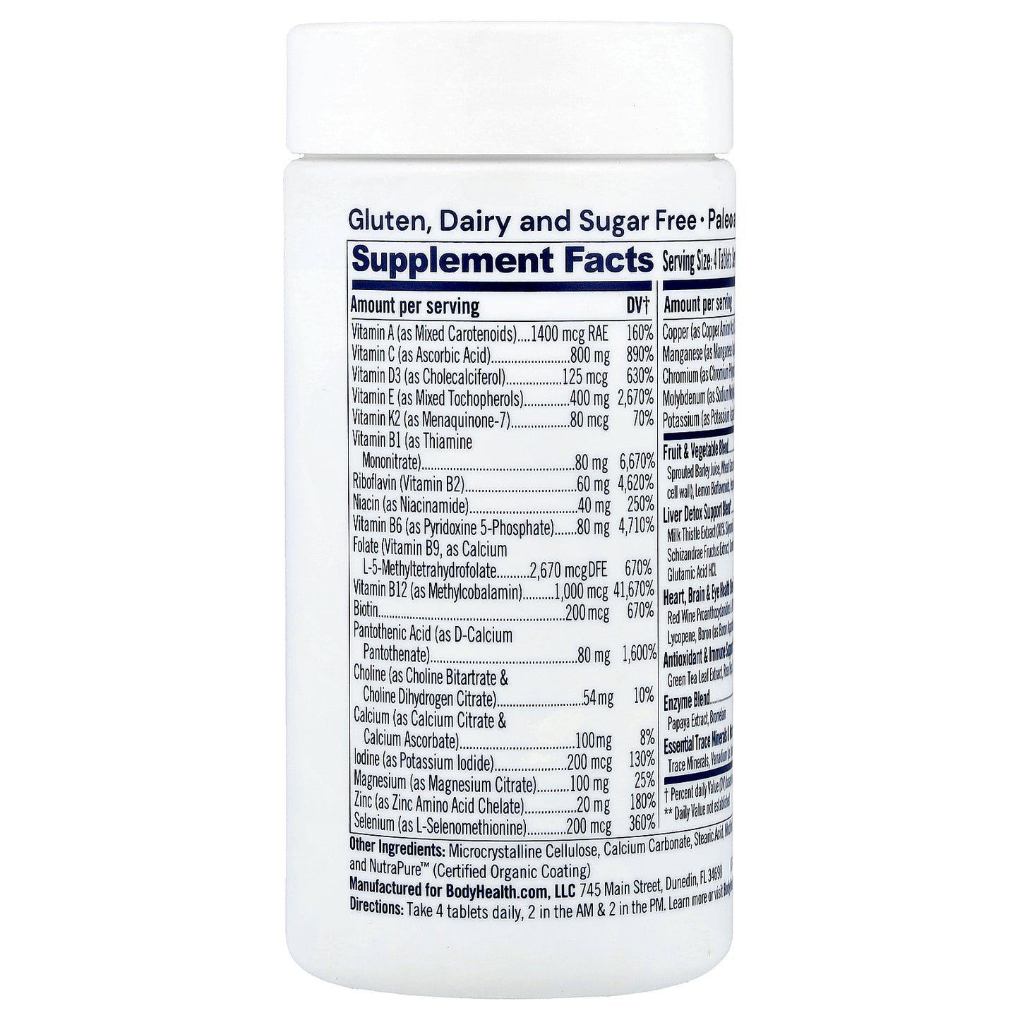 BodyHealth, Multi Complete™, 120 Tablets