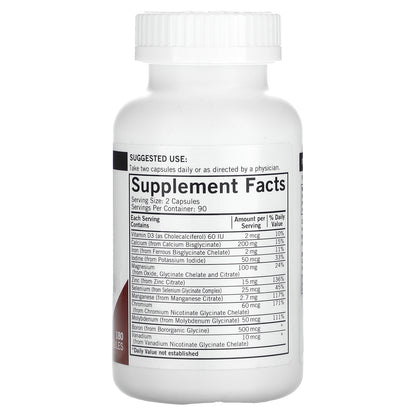 Kirkman Labs, Advanced Mineral Support, 180 Capsules