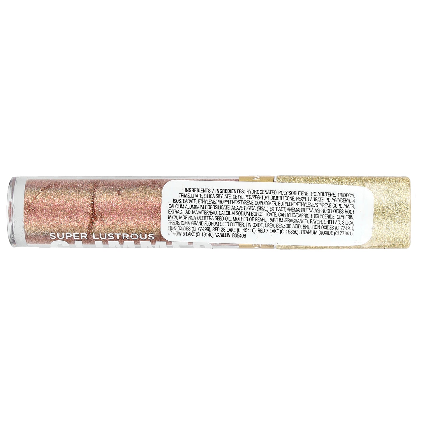 Revlon, Super Lustrous Glimmer™ Gloss, 004 Happy Hour, 0.13 fl oz (3.8 ml)