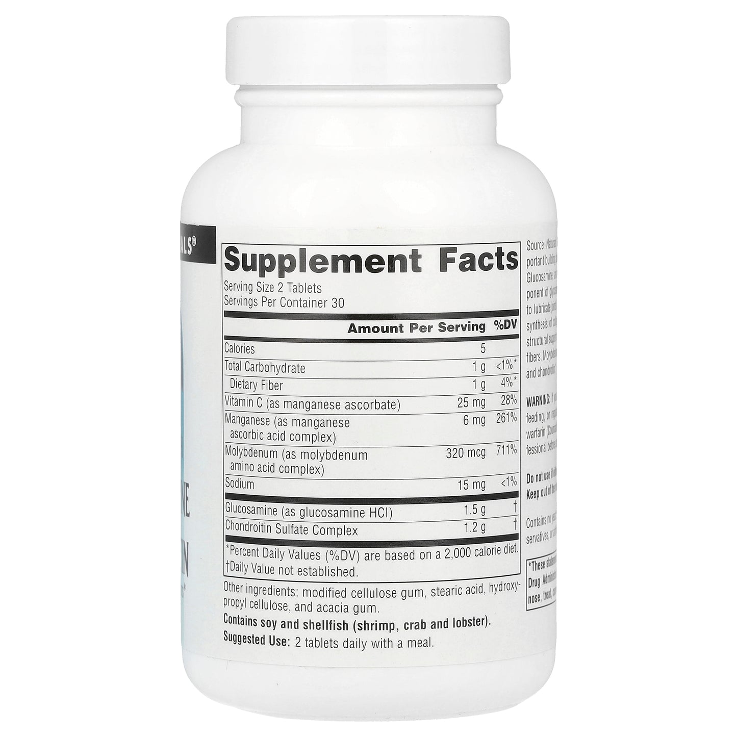 Source Naturals, Glucosamine Chondroitin, 60 Tablets