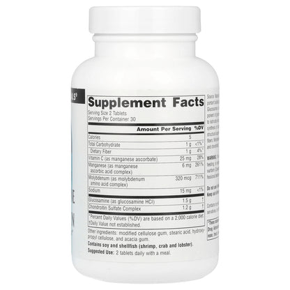 Source Naturals, Glucosamine Chondroitin, 60 Tablets