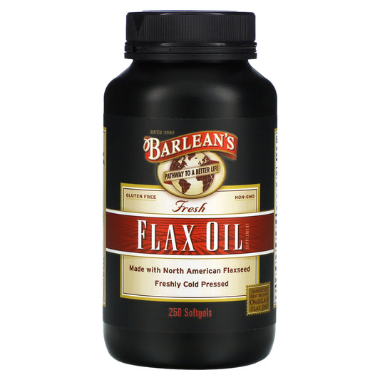 Barlean's, Fresh Flax Oil, 250 Softgels