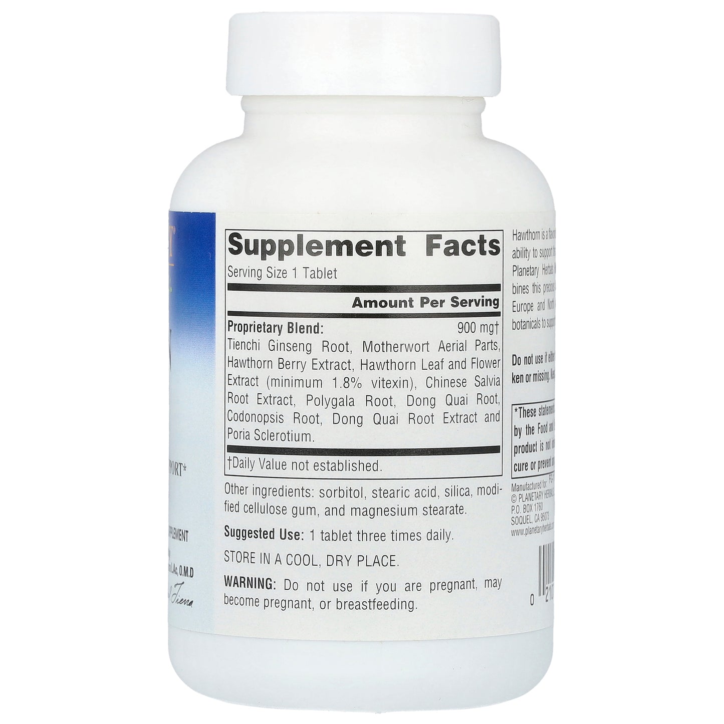 Planetary Herbals, Hawthorn Heart™, 60 Tablets