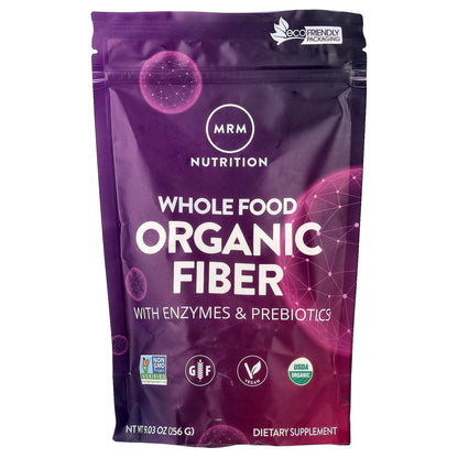 MRM Nutrition, Whole Food, Organic Fiber with Enzymes and Prebiotics, 9.03 oz (256 g)