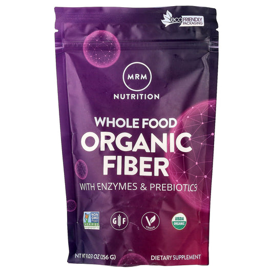 MRM Nutrition, Whole Food, Organic Fiber with Enzymes and Prebiotics, 9.03 oz (256 g)