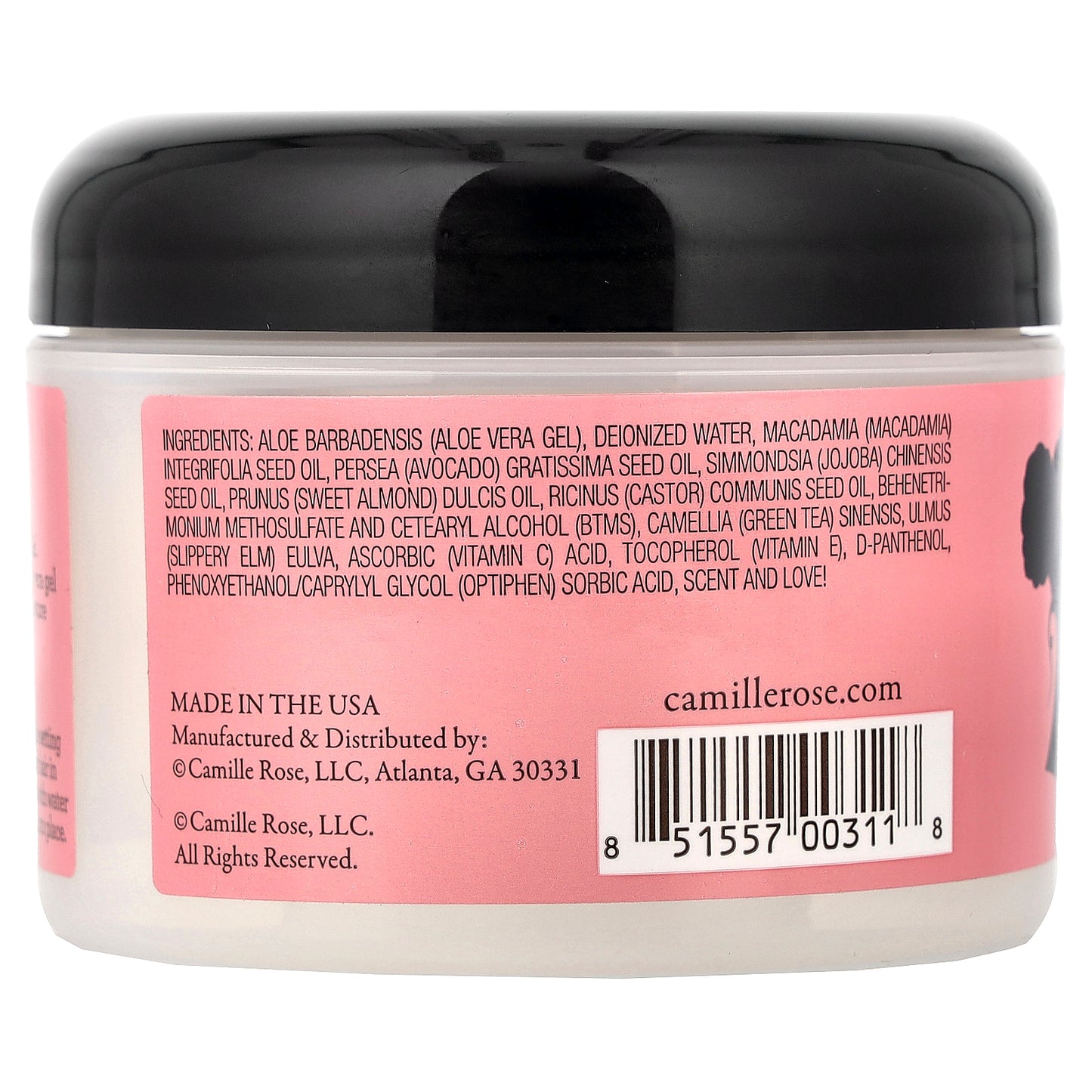 Camille Rose, Aloe Whipped™ Butter Gel, Aloe Vera & Macadamia Oil, 8 oz (240 ml)