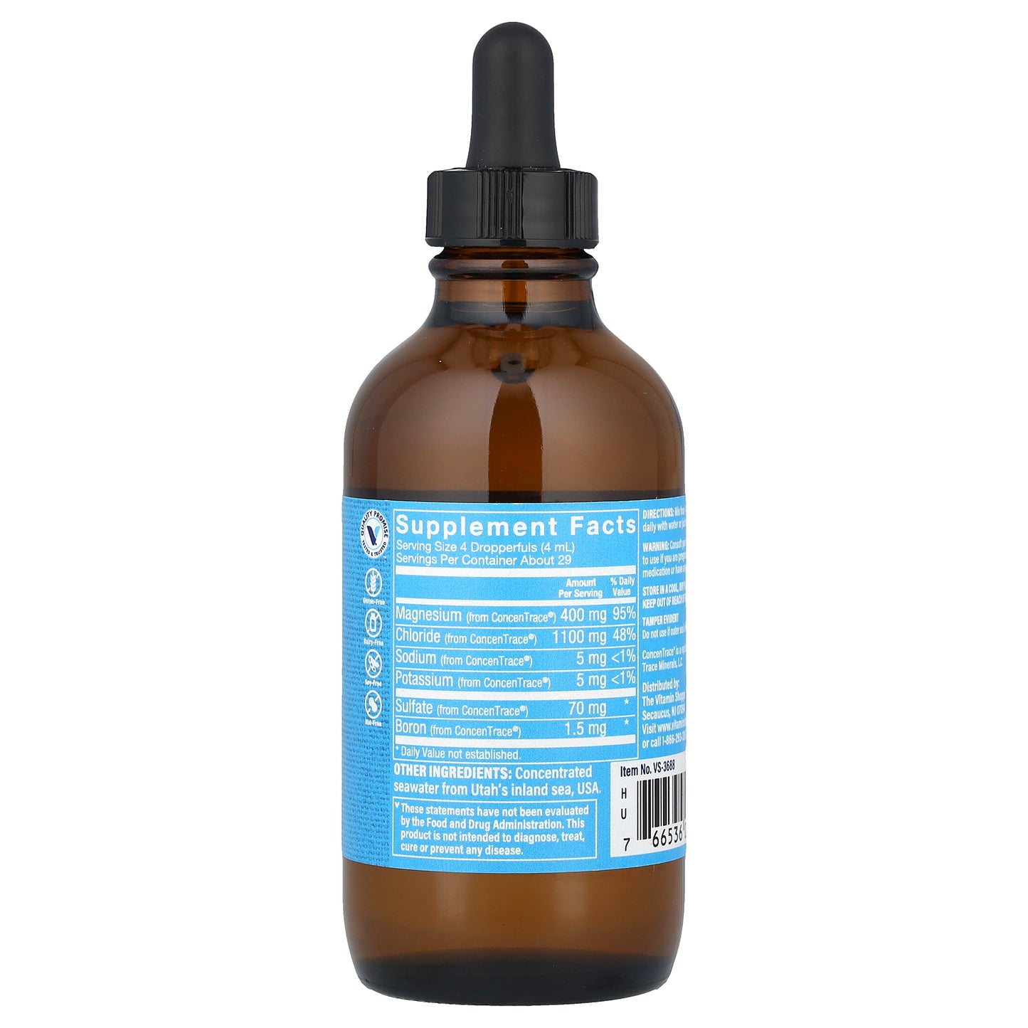 The Vitamin Shoppe, Ionic Magnesium, 4 fl oz (118 ml)