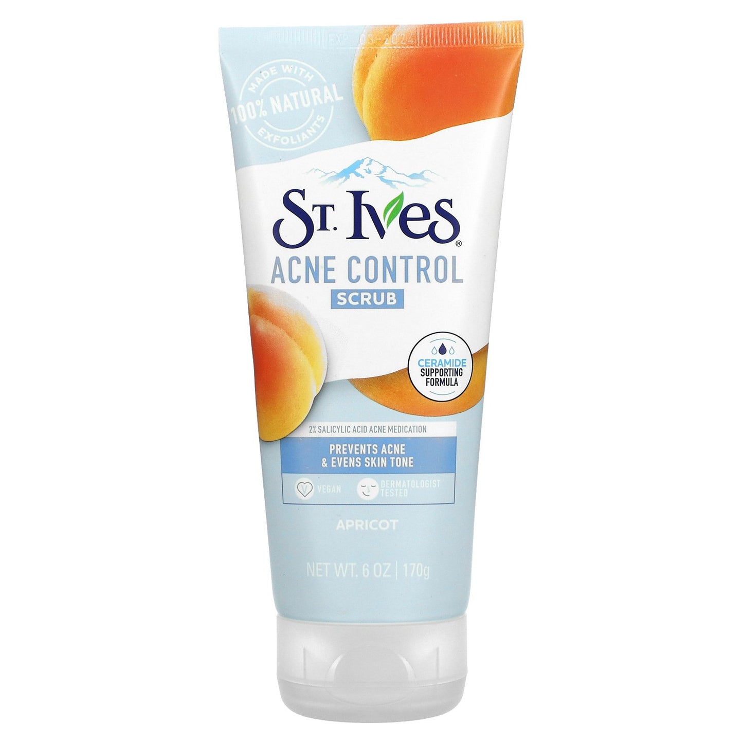 St. Ives, Acne Control Scrub, Apricot, 6 oz (170 g)