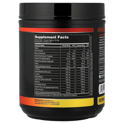 Gorilla Mind, Mode®, Pre-Workout Formula, Cherry Blackout, 1.79 lb (812 g)