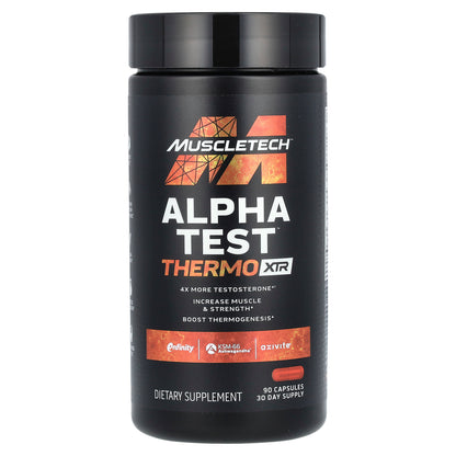 MuscleTech, AlphaTest™ Thermo XTR, 90 Capsules