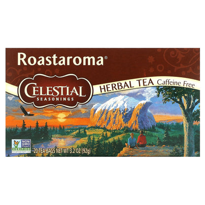 Celestial Seasonings, Herbal Tea, Roastaroma, Caffeine Free, 20 Tea Bags, 3.2 oz (92 g)