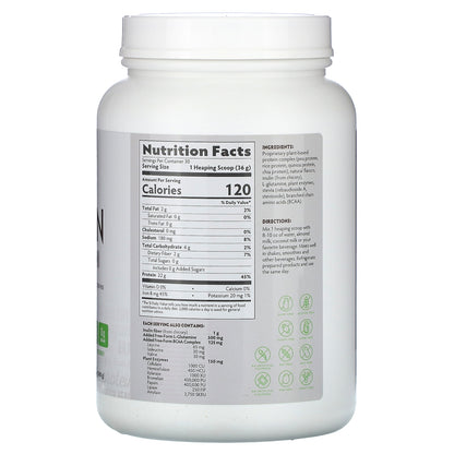 BrainMD, Omni Protein, Plant-Based Protein Powder, Chocolate, 2.38 lbs (1,080 g)