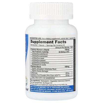 NutraBlast, Women's Probiotics, 30 Capsules