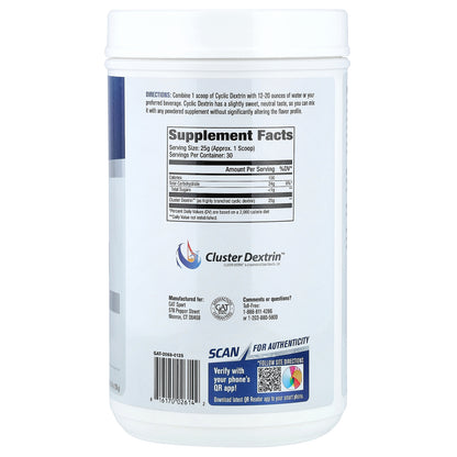 GAT, Sport, Essentials, Cyclic Dextrin, Unflavored, 1.65 lbs (750 g)