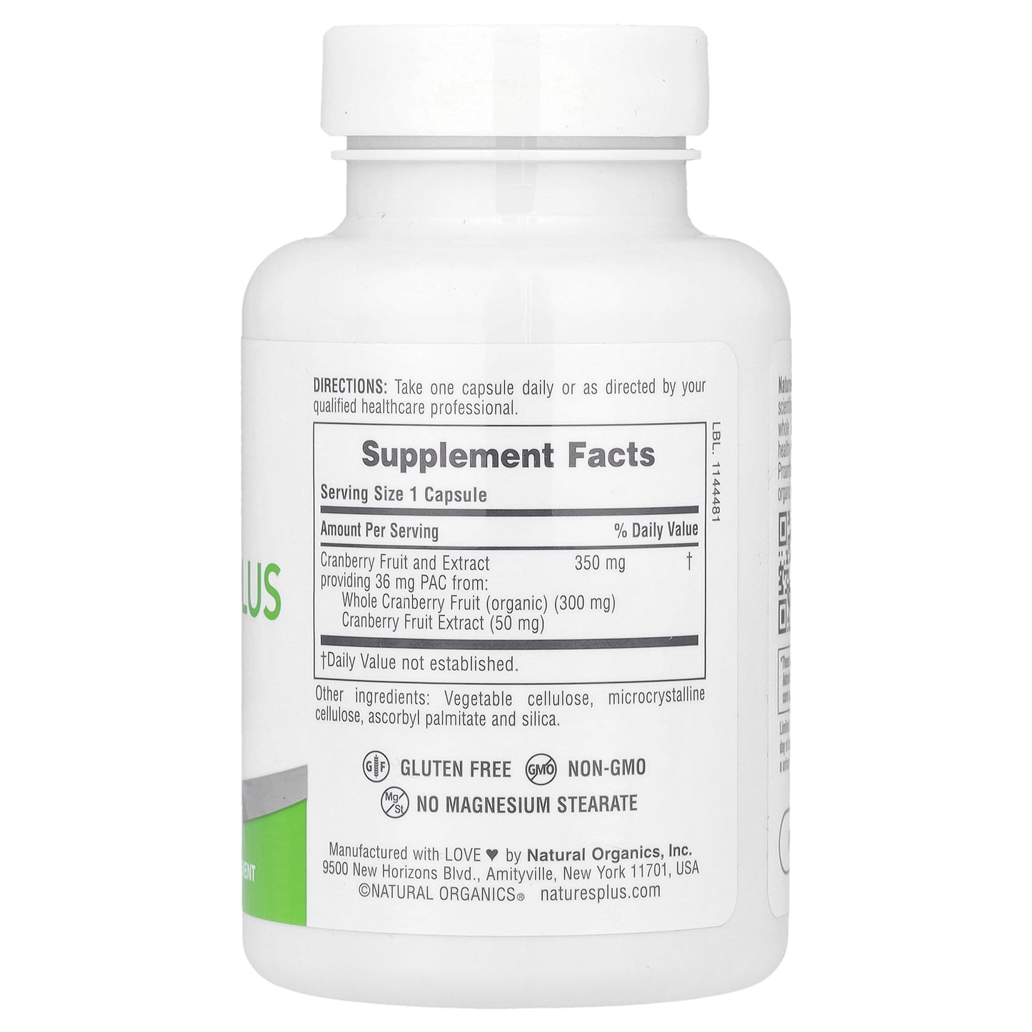 NaturesPlus, PRO Cranberry Plus, 60 Capsules (350 mg per Capsule)