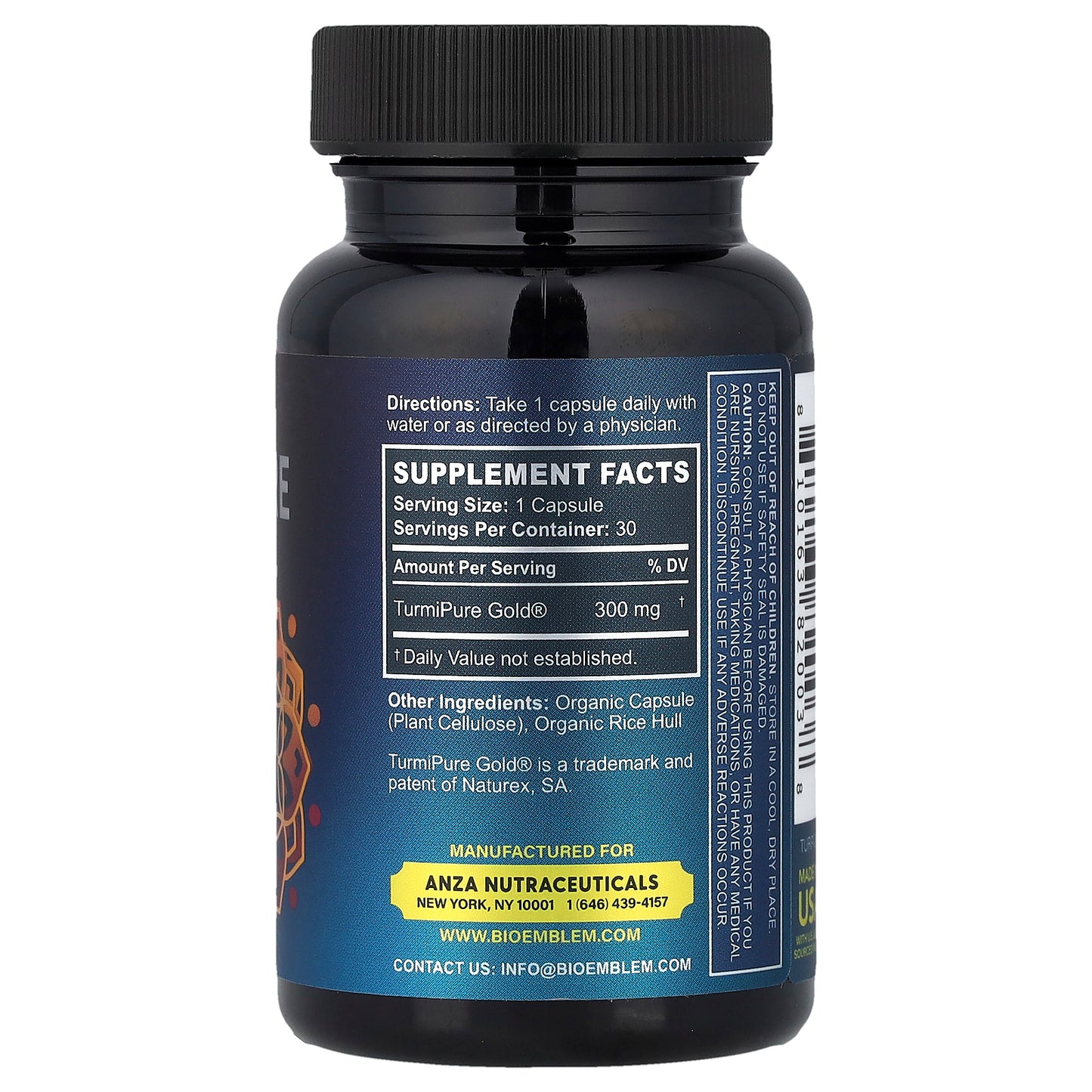 BioEmblem, Turmipure Gold®, 30 Tiny Caps (300 mg per Cap)