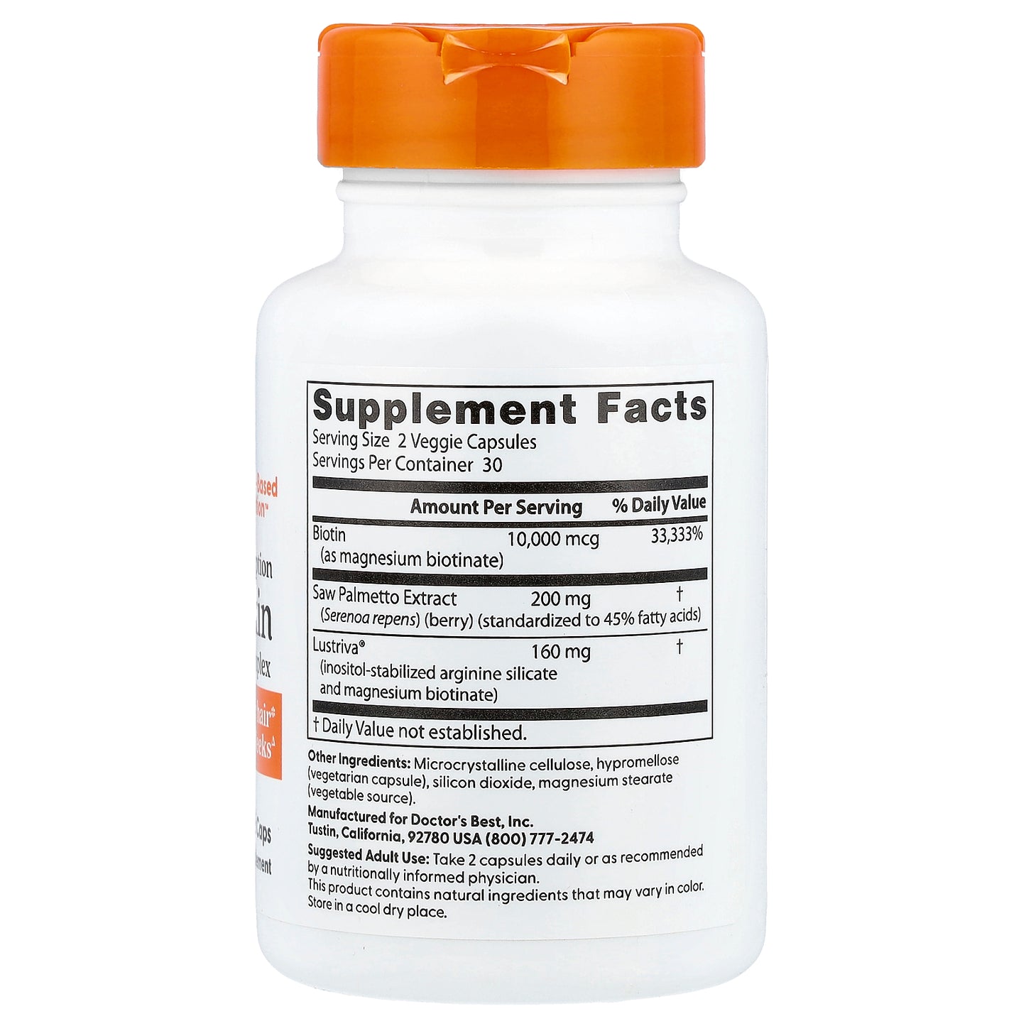 Doctor's Best, Hair & Skin Complex, 60 Veggie Caps