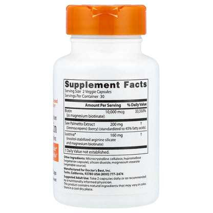 Doctor's Best, Hair & Skin Complex, 60 Veggie Caps