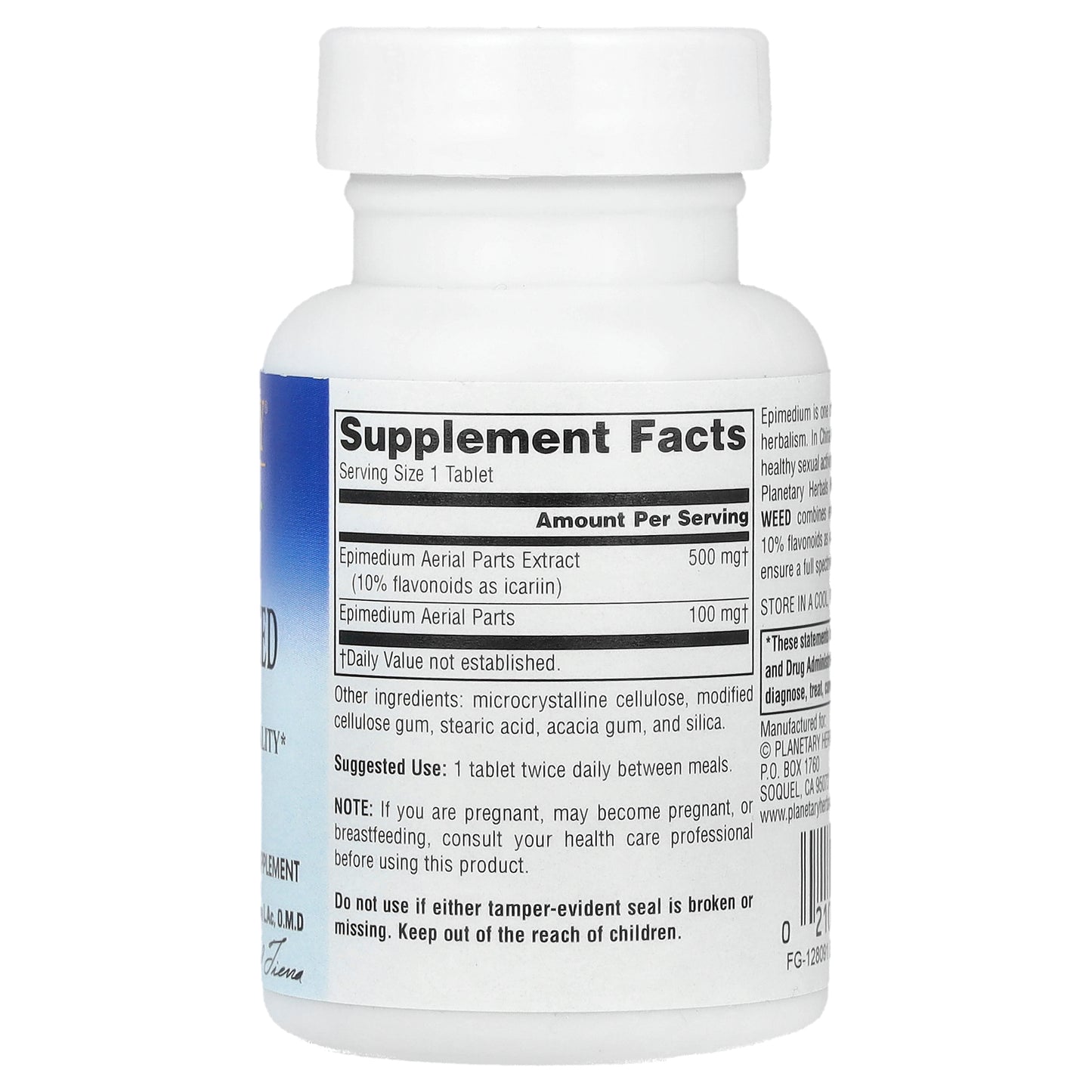 Planetary Herbals, Full Spectrum™ Horny Goat Weed, 45 Tablets