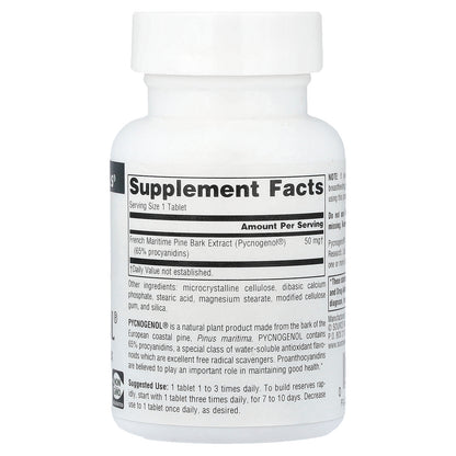 Source Naturals, Pycnogenol® , 50 mg, 60 Tablets