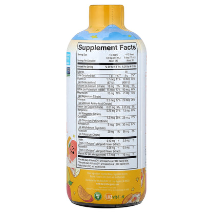 MaryRuth's, Kids, Nighttime Multivitamin With Lutein, Peaches & Cream, 15.22 fl oz (450 ml)
