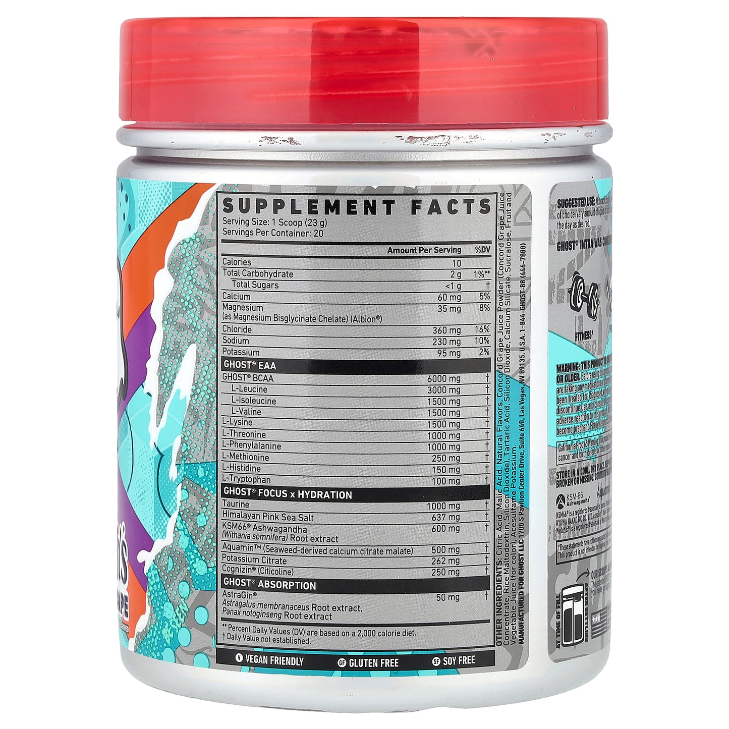 Ghost, Intra, Welch's® Grape, 16.2 oz (460 g)