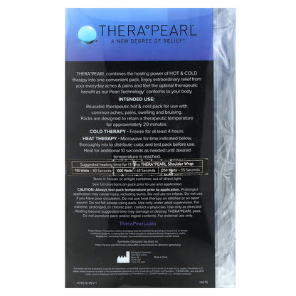 TheraPearl, Color Changing Hot + Cold Reusable Pack, Shoulder Wrap with Strap, 1 Wrap