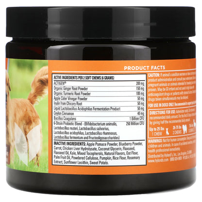 Hyland's Naturals, Total Gut Health, For Dogs, Bacon, 90 Soft Chews, 9.5 oz (270 g)