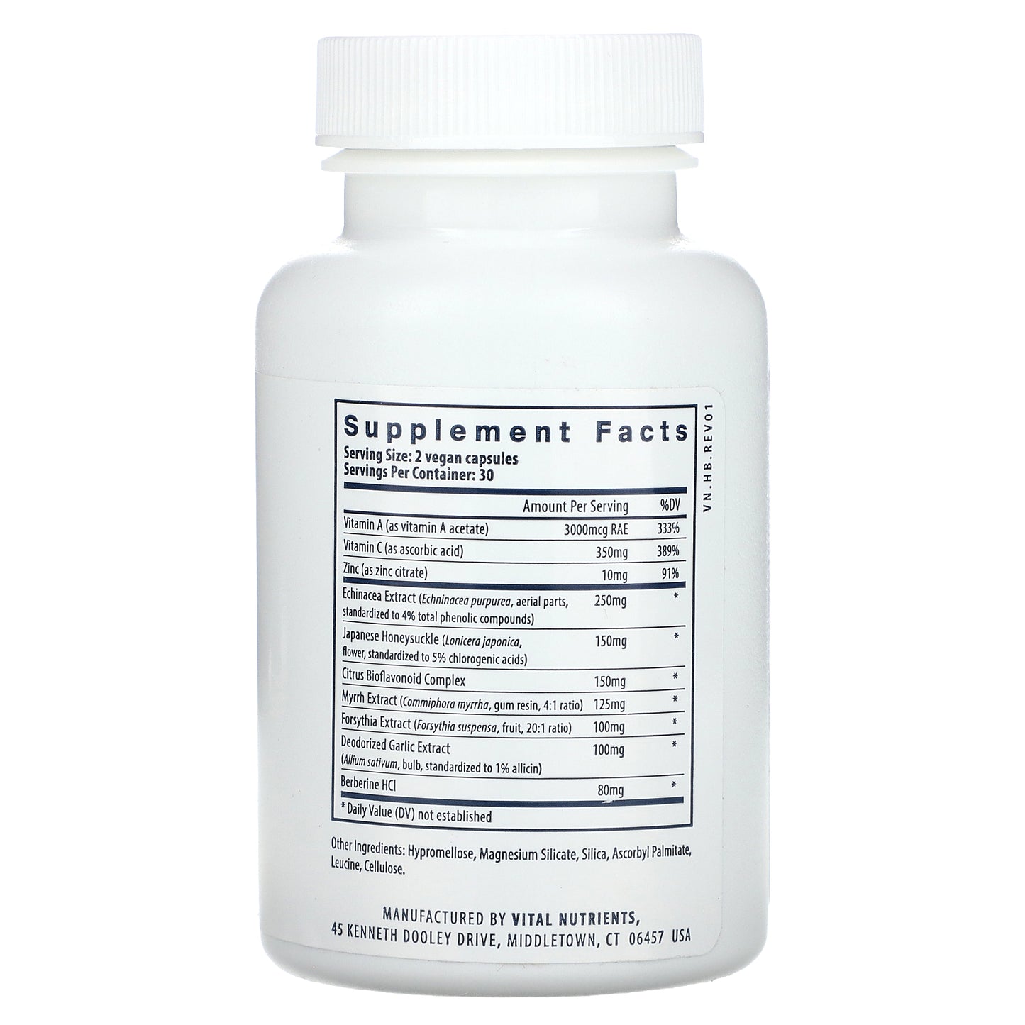 Vital Nutrients, Herbal Biotic, 60 Vegan Capsules