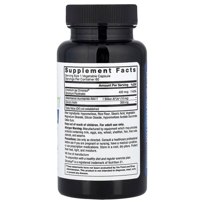 Force Factor, ProbioSlim® Akkermansia, 60 Vegetable Capsules